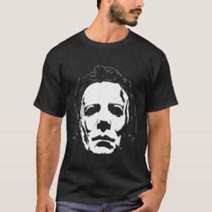 Halloween Michael Myers Mask Big Face T-Shirt