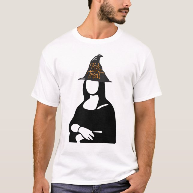 HALLOWEEN  Mona Lisa T-Shirt (Frente)