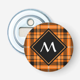 Halloween Orange Tartan