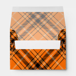 Halloween Orange Tartan