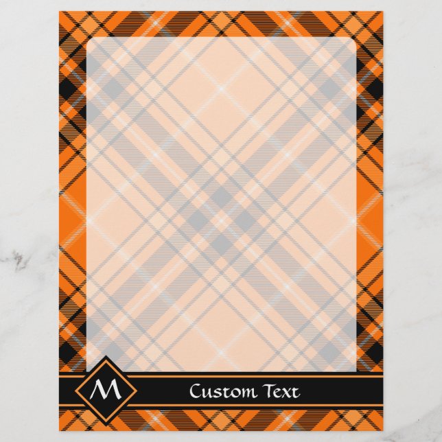 Halloween Orange Tartan (Frente)