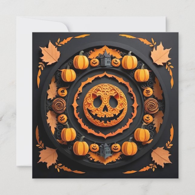 Halloween Papercuat Mandala (Frente)