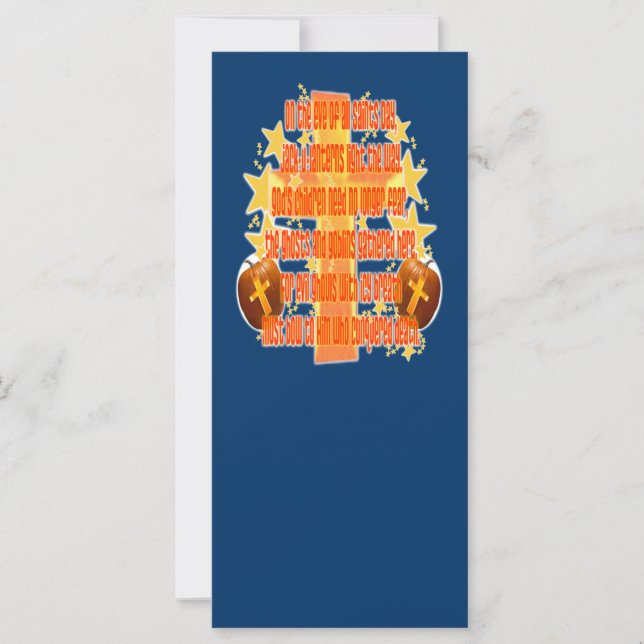 Halloween para cristãos (Poem) (Frente)