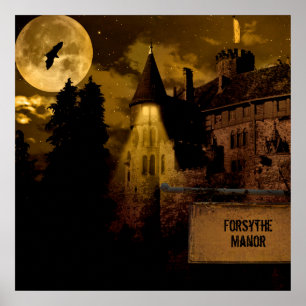 Halloween   POSTER   Castelo assombrado