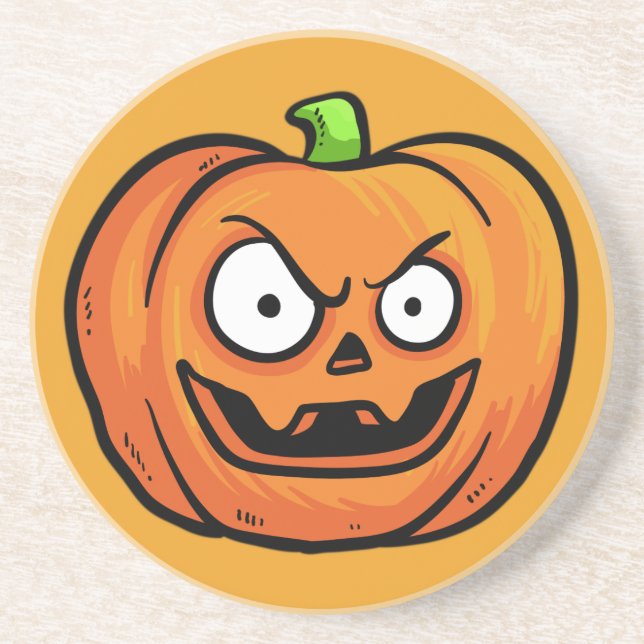 Halloween Pumpkins arenito porta copos 1 a (Frente)