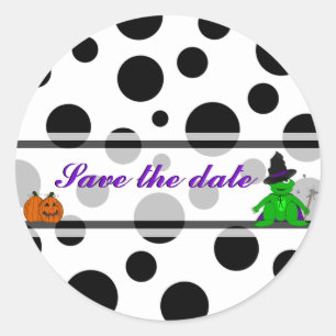 Halloween Salve os adesivos do dater