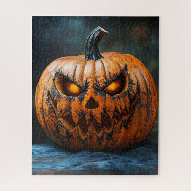 Halloween Scary Pumpkin Quebra-cabeça (Vertical)
