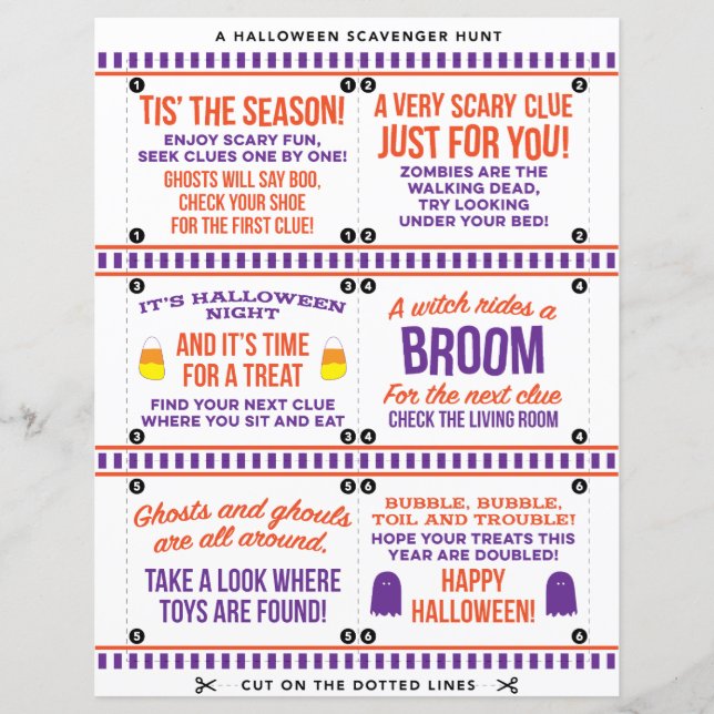 Halloween Scavenger Hunt (Frente)