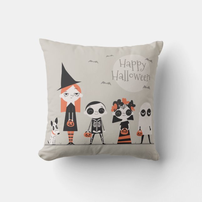 Halloween simples, mas elegante | Almofadas Throw (Frente)