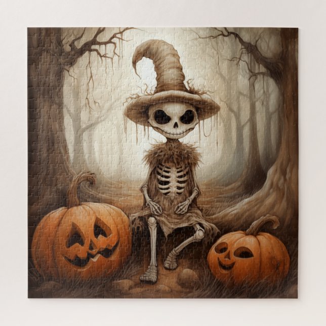 Halloween Skeleton Quebra-cabeça (Vertical)