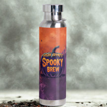 Halloween Spooky Brew Orange and Purple