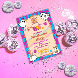 Halloween Spooky Groovy Convite de festas