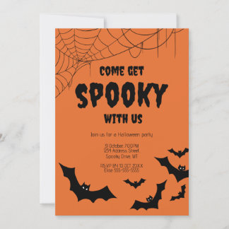 Halloween Spooky Office Convite de festas