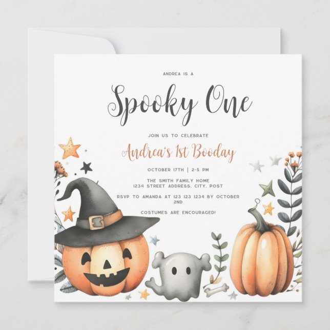 Halloween Spooky primeiro (Frente)