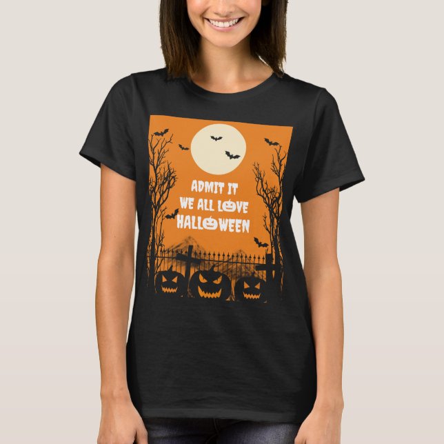 Halloween  T-shirt (Frente)