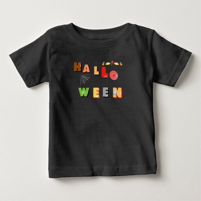 Halloween Toddler T-Shirt Black (Frente)