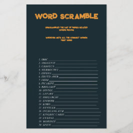 Halloween Um Pequeno Jogo De Chá de fraldas De Pum