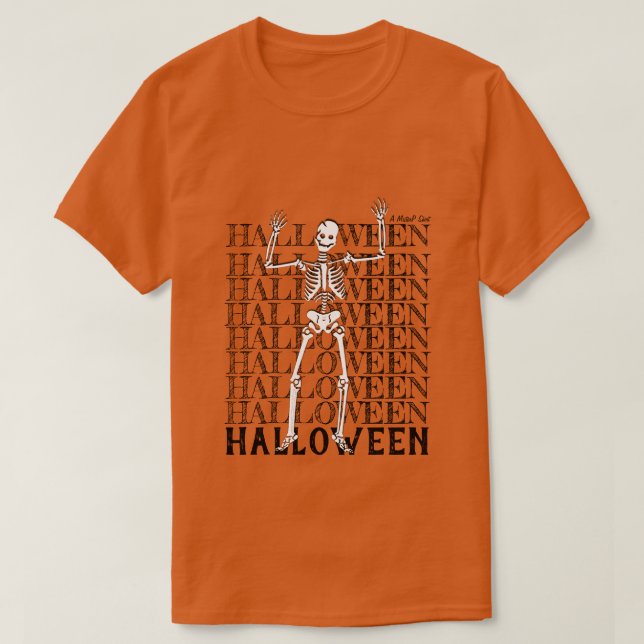 Halloween - Uma Camisa MisterP (Frente do Design)