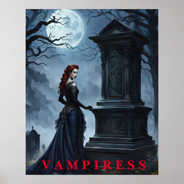 Halloween Vampiress Poster (Frente)