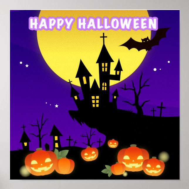 HALLOWEEN VEM EM BREVE POSTER (Frente)