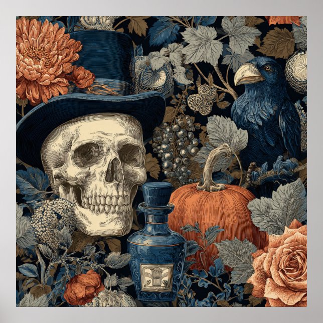 Halloween Victorian Poster (Frente)