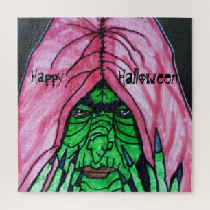 HALLOWEEN WITCH JIGSAW QUEBRA-CABEÇA