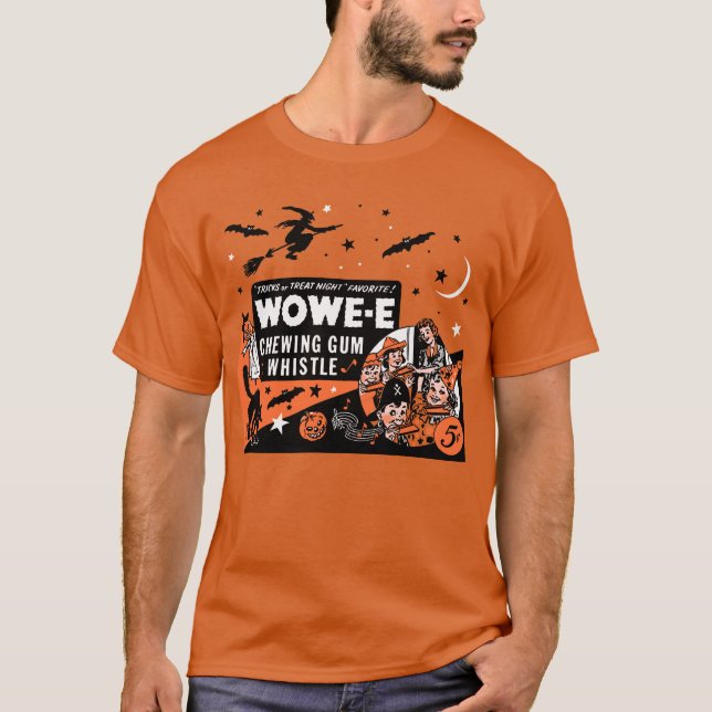 Halloween Wowe-e Whistle T-Shirt (Frente)