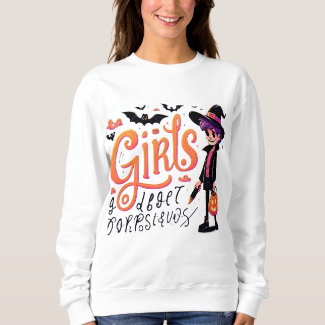 hallowen Girl T-Shirt (Frente)