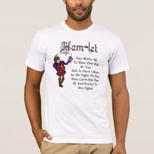 Ham Radio Hamlet "Be True" Citação T-shirt