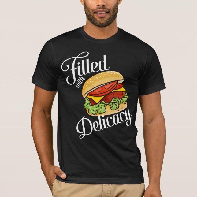 Hamburger Delicacy T-Shirt (Frente)