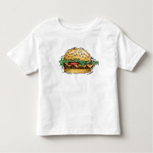 Hamburguer - t-shirt da criança