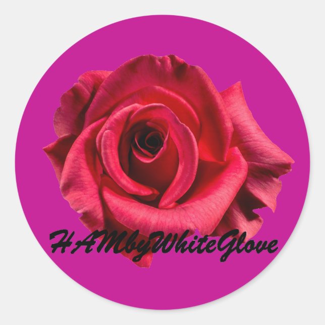 HAMbWG - Adesivos - Logotipo de Rosa (Frente)