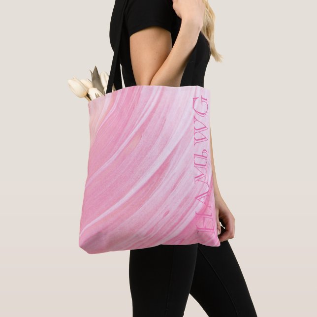 HAMbWG - Bolsa Tote - Redemoinho Rosa Claro c/ HAM (Close Up)