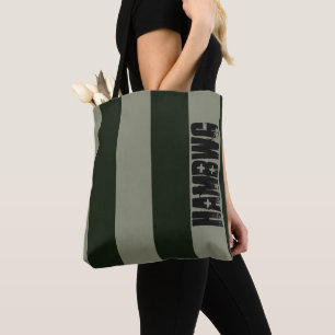 HAMbWG - Bolsa Tote - Verde Exército HAMbWG Logo