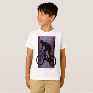 HAMbWG - Camisa T - Cavaleiro de Bicicleta de Fram