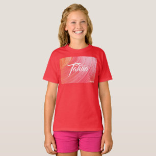 HAMbWG - Camisa T para crianças - Cor-de-rosa lara