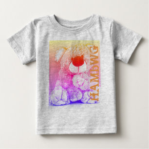 HAMbWG - Camiseta Infantil - Urso de Pelúcia