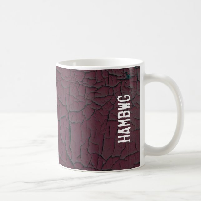 HAMbWG - Caneca de café - Tinta de estalo de cerej (Direita)