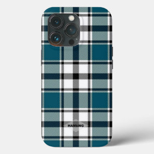 HAMbWG da Capas de iphone da Xadrez Teal