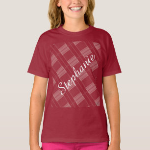 HAMbWG - Nome de fundo de Xadrez T-Shirt