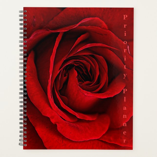 HAMbWG - Planejador Diário - Rosa Vermelho (Frente)