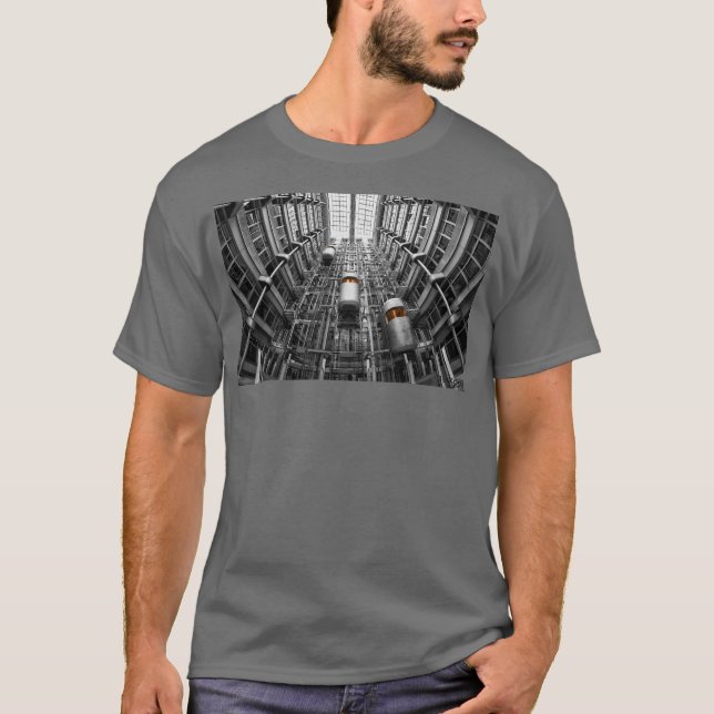 HAMbWG - T-Shirt - Architecture - Elevators Lg (Frente)