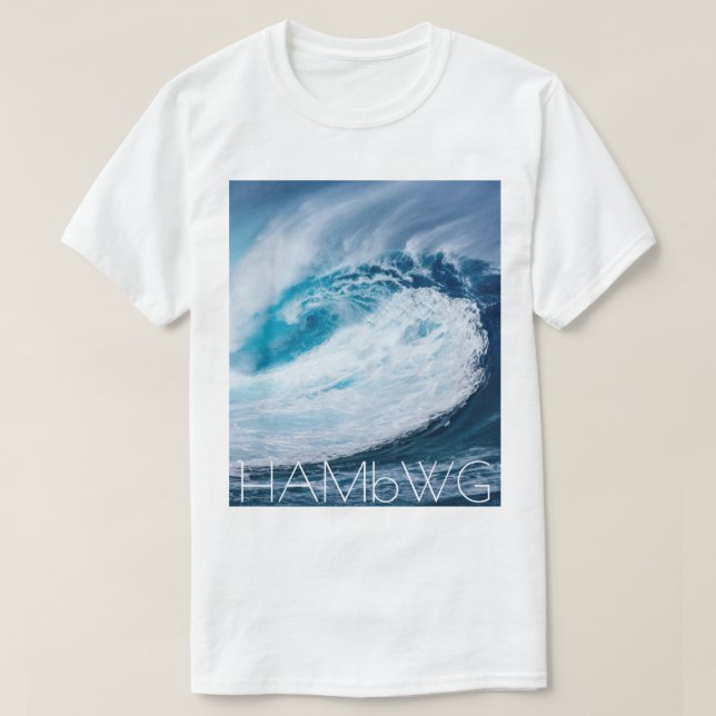 HAMbWG - T-Shirt - Onda (Frente do Design)
