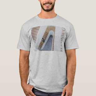 HAMbWG - T-Shirt - Ornamentado branco de arquitetu