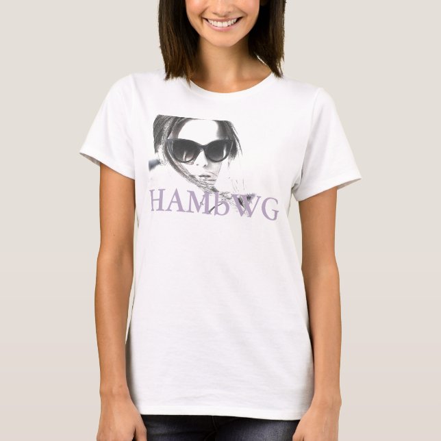 HAMbWG - T-Shirts - HAMbWG B W Face w Logo 4 (Frente)