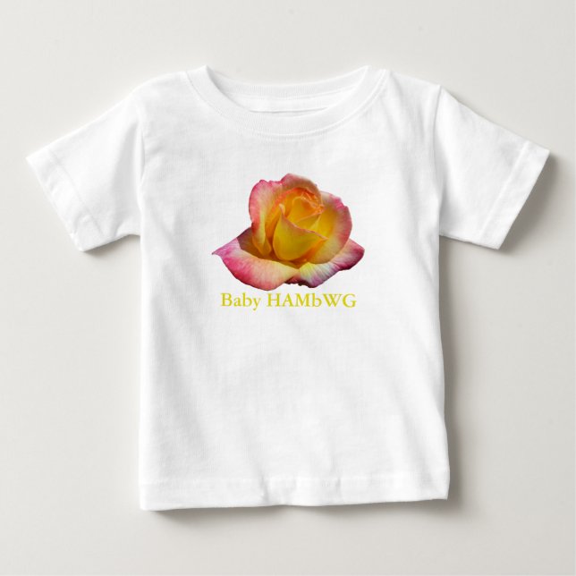 HAMbWG - T-Shirts - Rosa de pêssego amarelo (Frente)