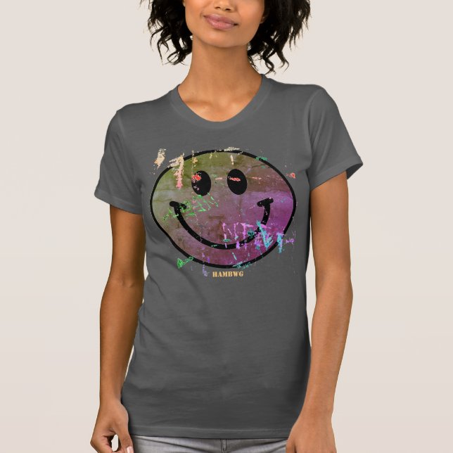 HAMbWG - T-Shirts - Sorria Face Distante (Frente)