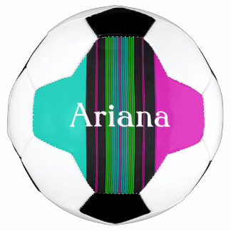 HAMbyWG - Bola de Futebol - Aqua/Magenta