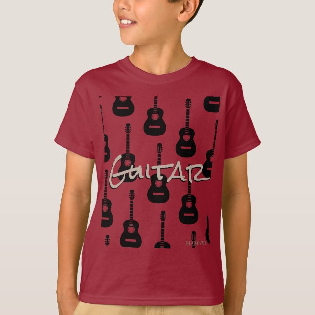 HAMbyWG - Camisa T - Multicolores - Guitarras (Frente)
