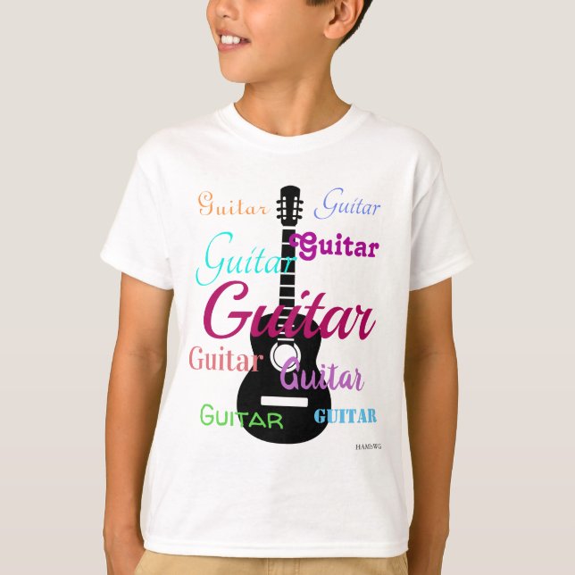 HAMbyWG - Camisa T - Multicor - Violão (Frente)